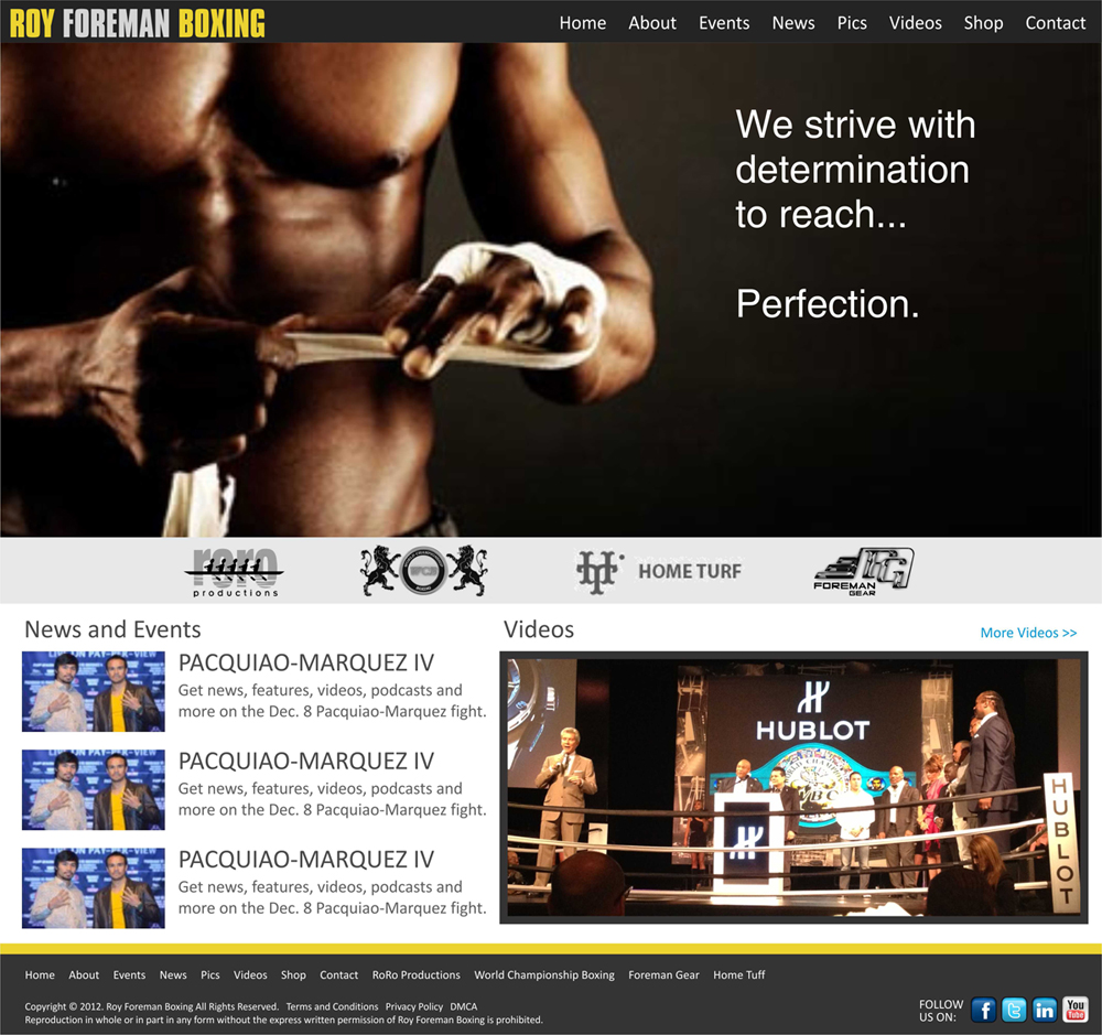 Roy Foreman Boxing